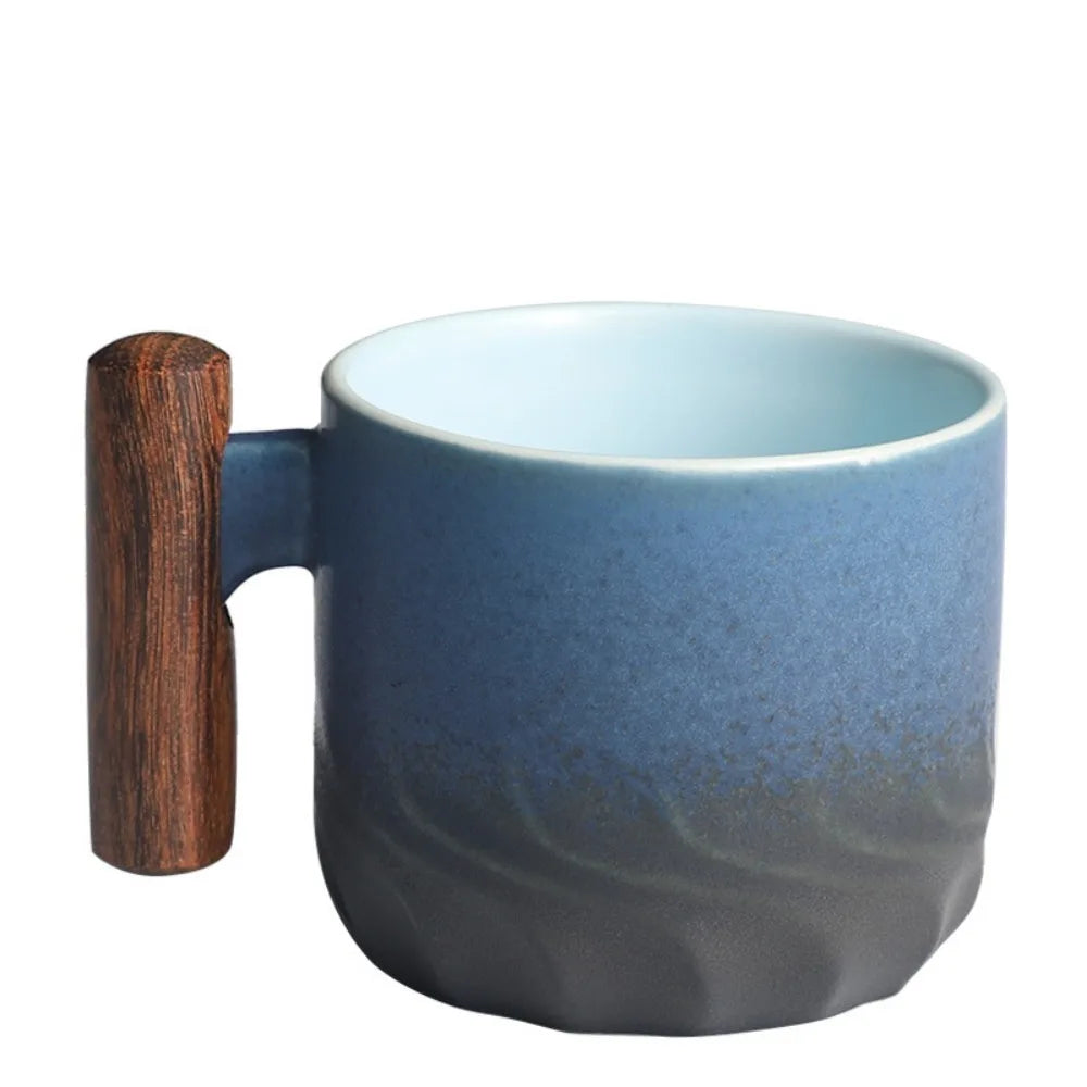 Handmade Ceramic Retro Coffee Mug for Office or Home - Perfect for Tea and Coffee